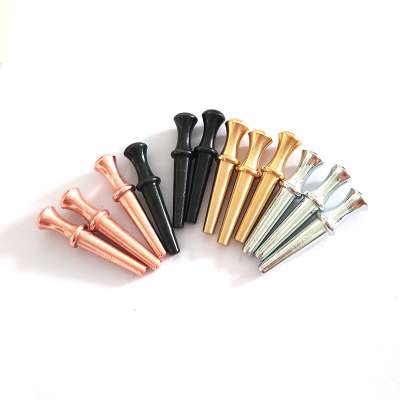 hot sale brass copper black silver mini cribbage pegs for 5/64 hole